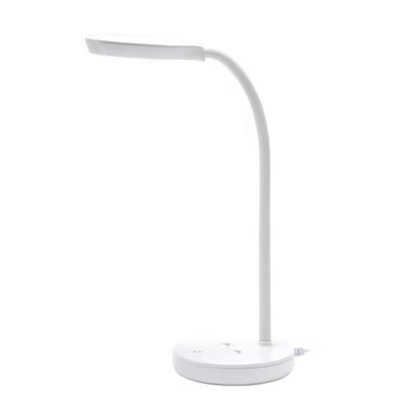 white table lamp